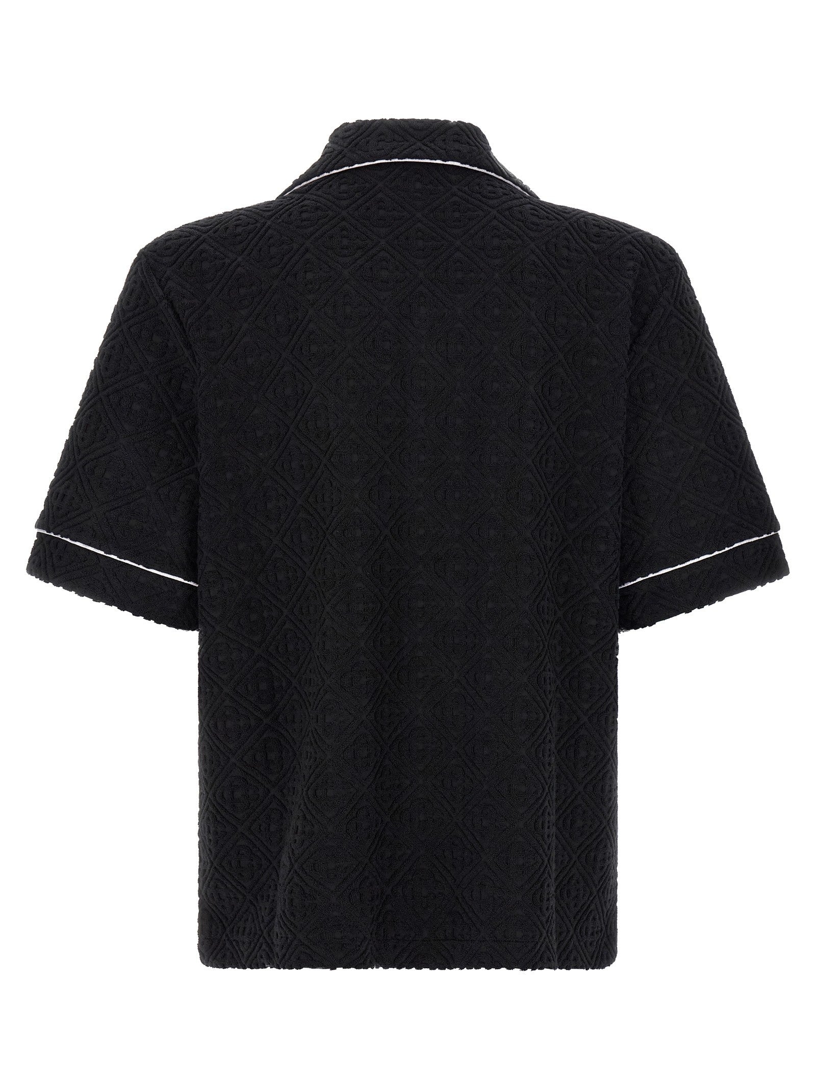 Casablanca Toweling Monogram Shirt Black