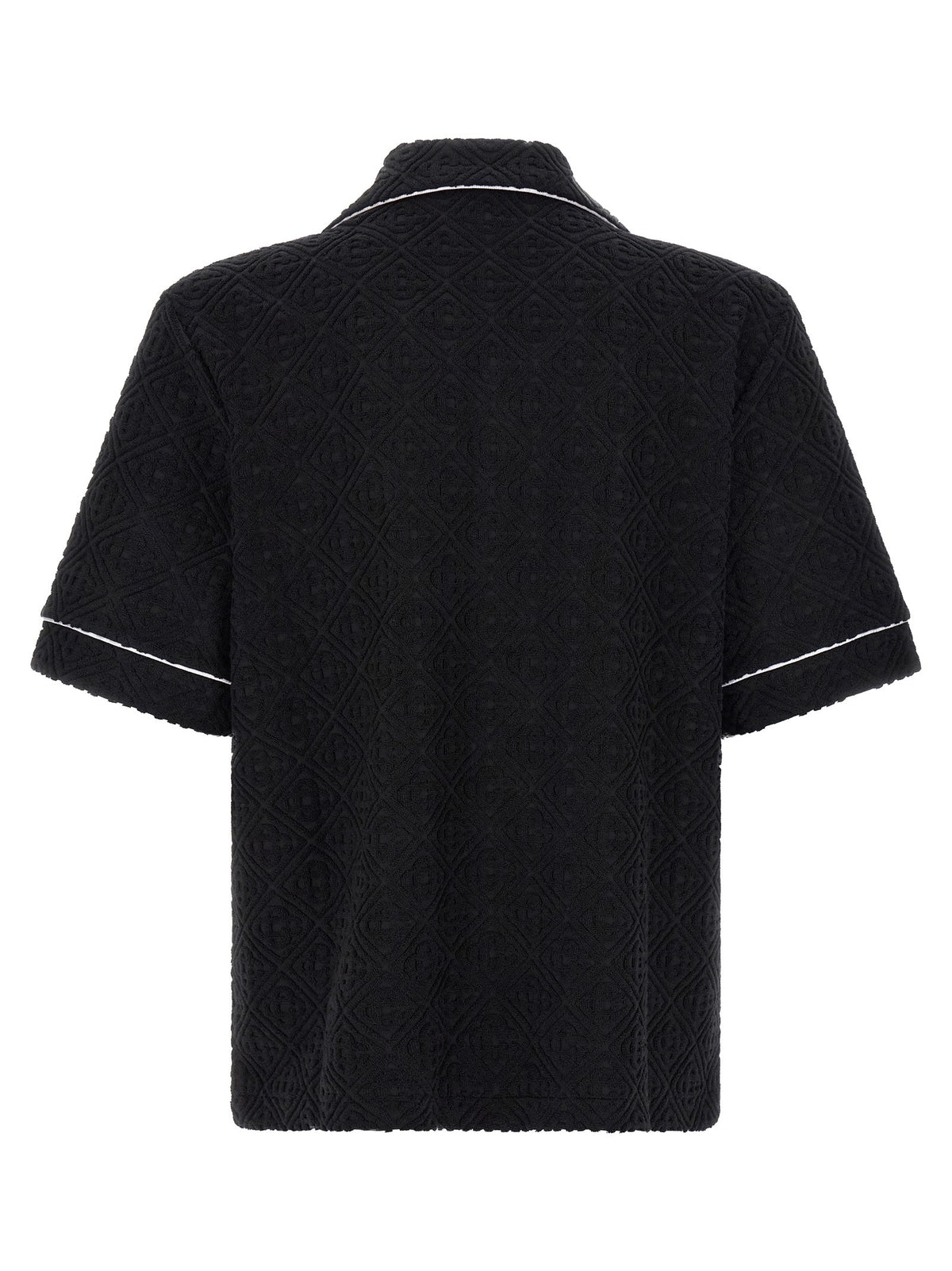 Casablanca Toweling Monogram Shirt Black, view 2