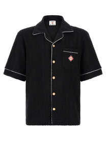 Casablanca Toweling Monogram Shirt Black
