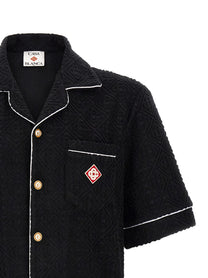 Casablanca Toweling Monogram Shirt Black