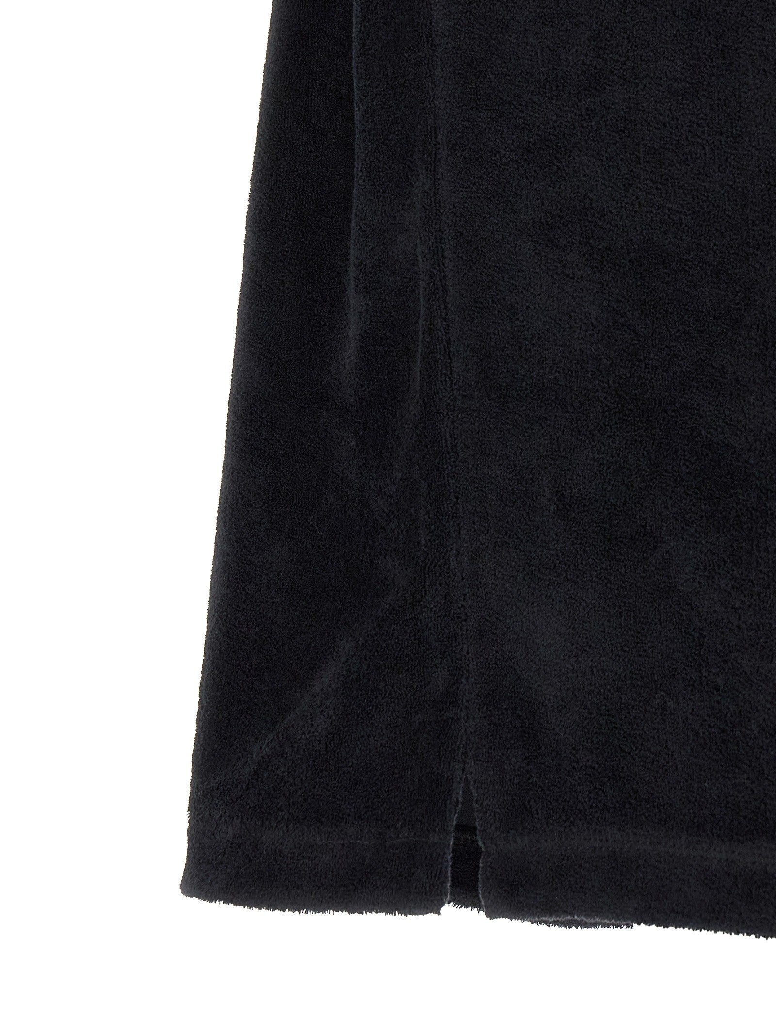 Casablanca Towelling Jacquard Polo Shirt Black
