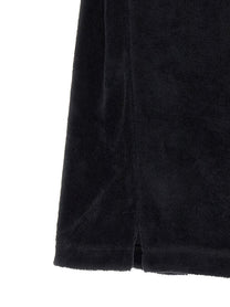 Casablanca Towelling Jacquard Polo Shirt Black