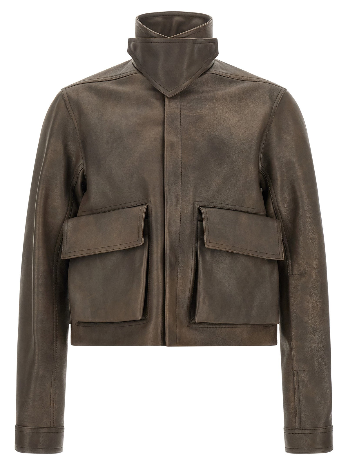 Rick Owens Tower Alice Jacket Brown
