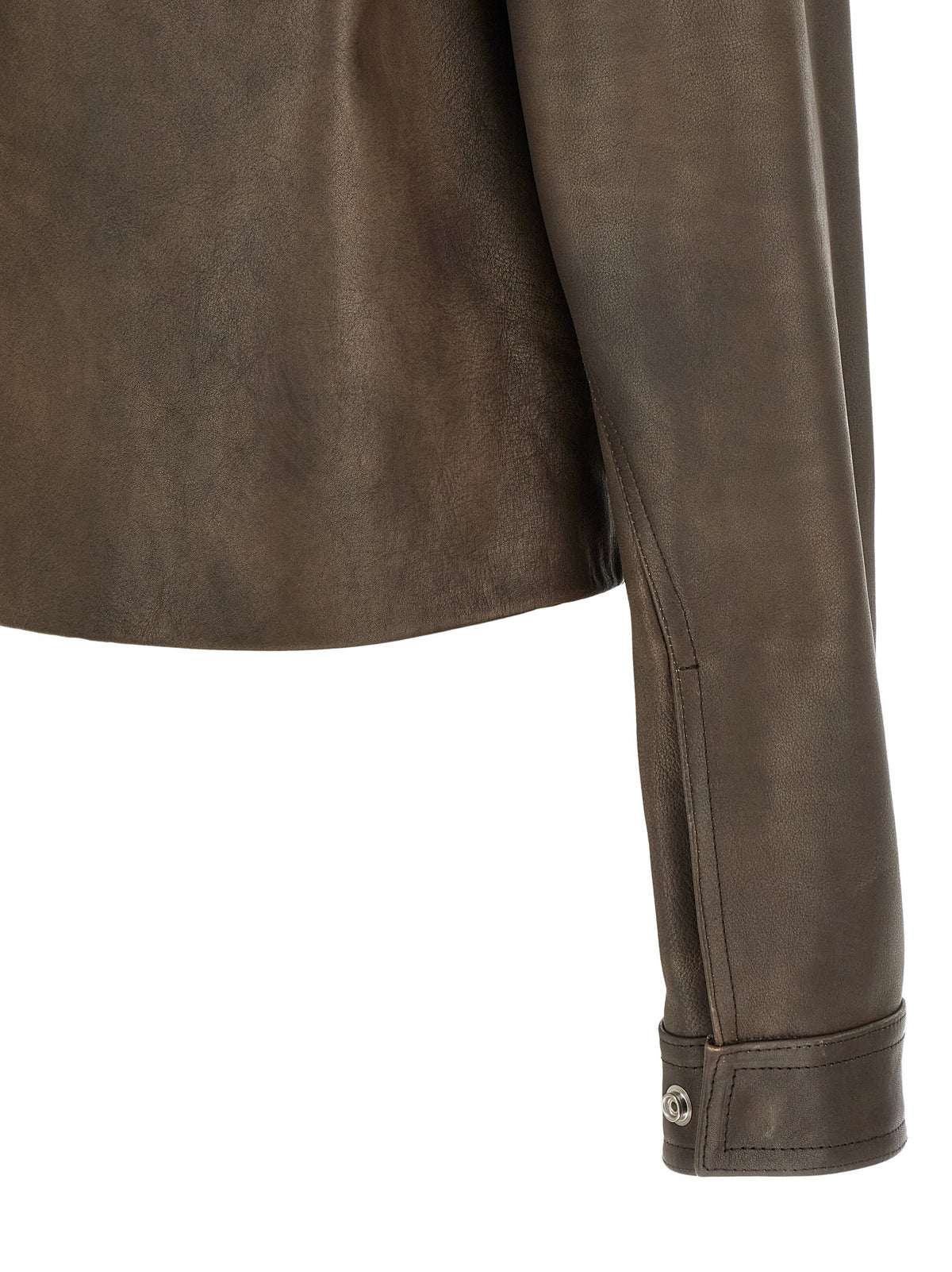 Rick Owens Tower Alice Jacket Brown, view 4