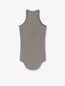Rick Owens Women's Tower Cotton and Silk Blend Tank Top Grey
