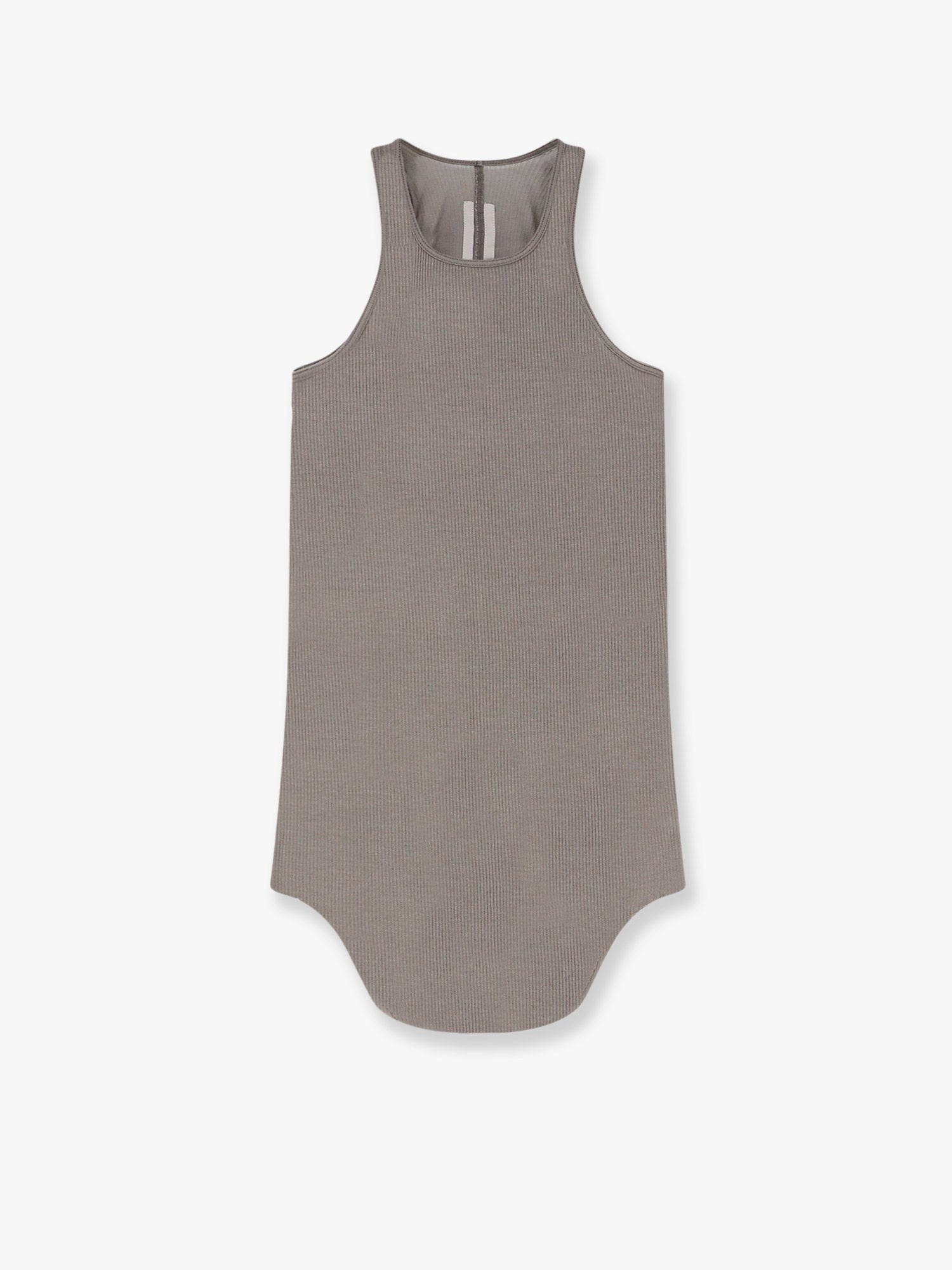 Rick Owens Women's Tower Cotton and Silk Blend Tank Top Grey