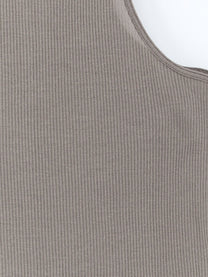 Rick Owens Women's Tower Cotton and Silk Blend Tank Top Grey