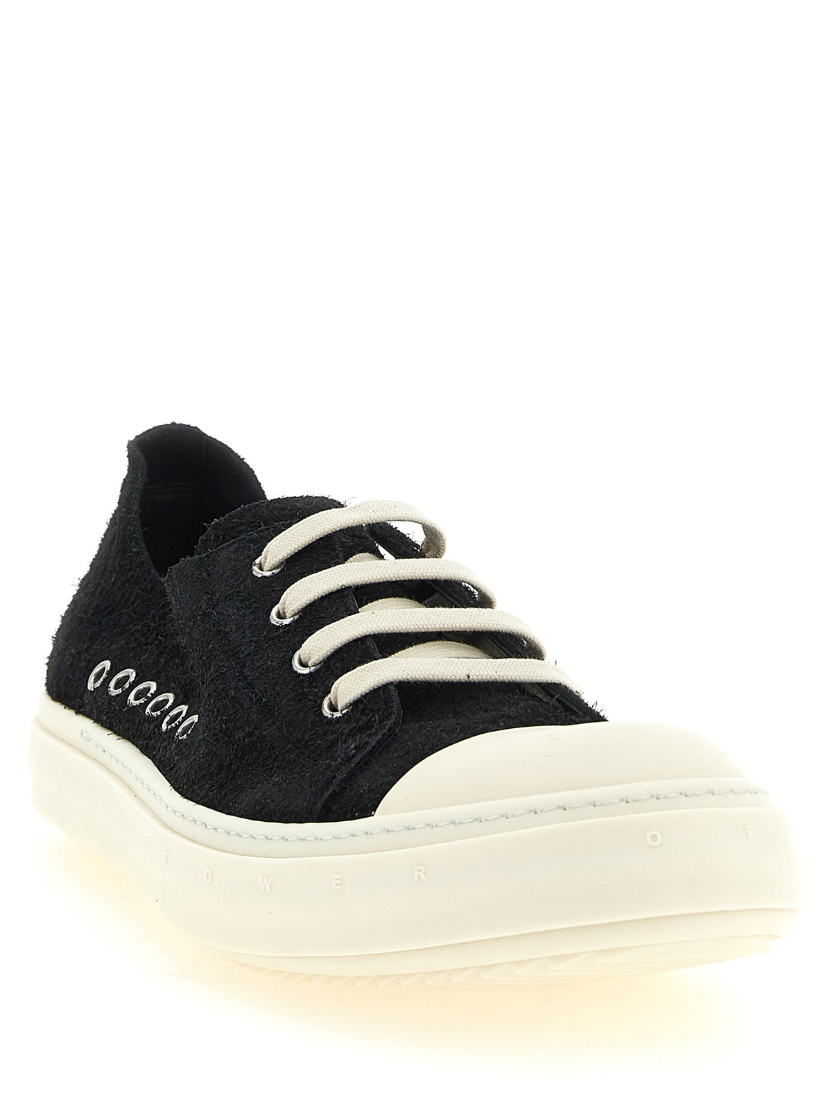 Rick Owens Tower Low Sneaks Sneakers Black, view 2