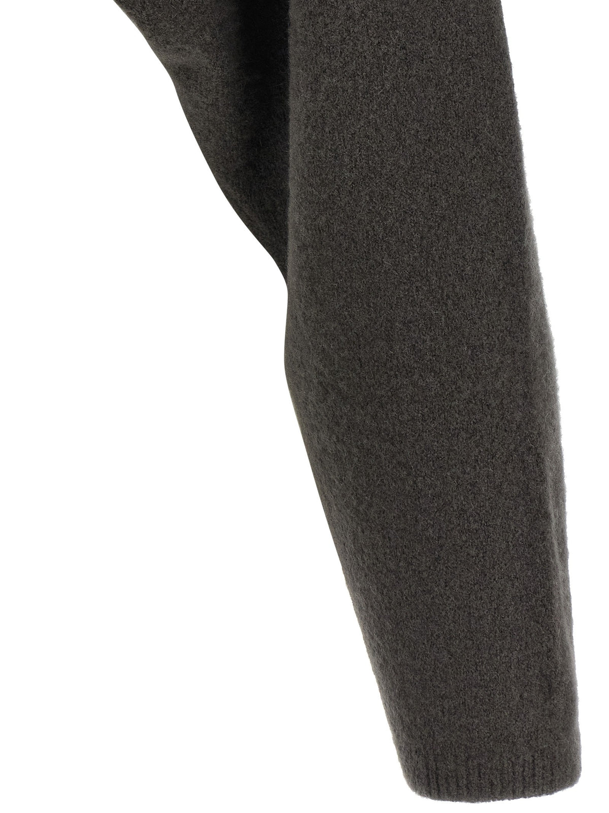 Rick Owens Tower Pull Hoodie Grey, view 4