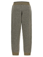 Brunello Cucinelli Track Houndstooth Pants Gold, view 2