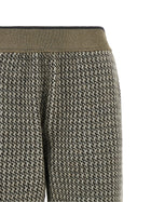 Brunello Cucinelli Track Houndstooth Pants Gold, view 3