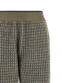 Brunello Cucinelli Track Houndstooth Pants Gold, view 3