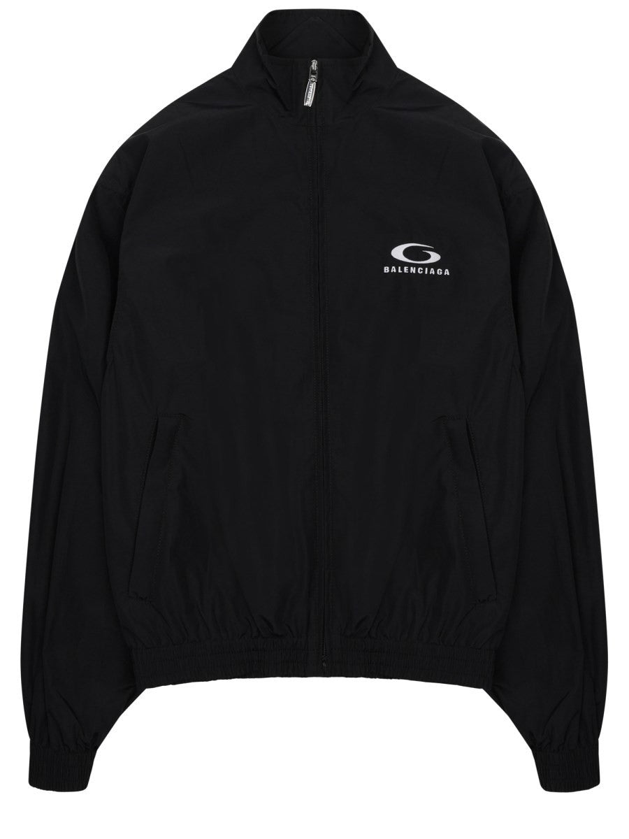 Balenciaga Women's Track Jacket Black