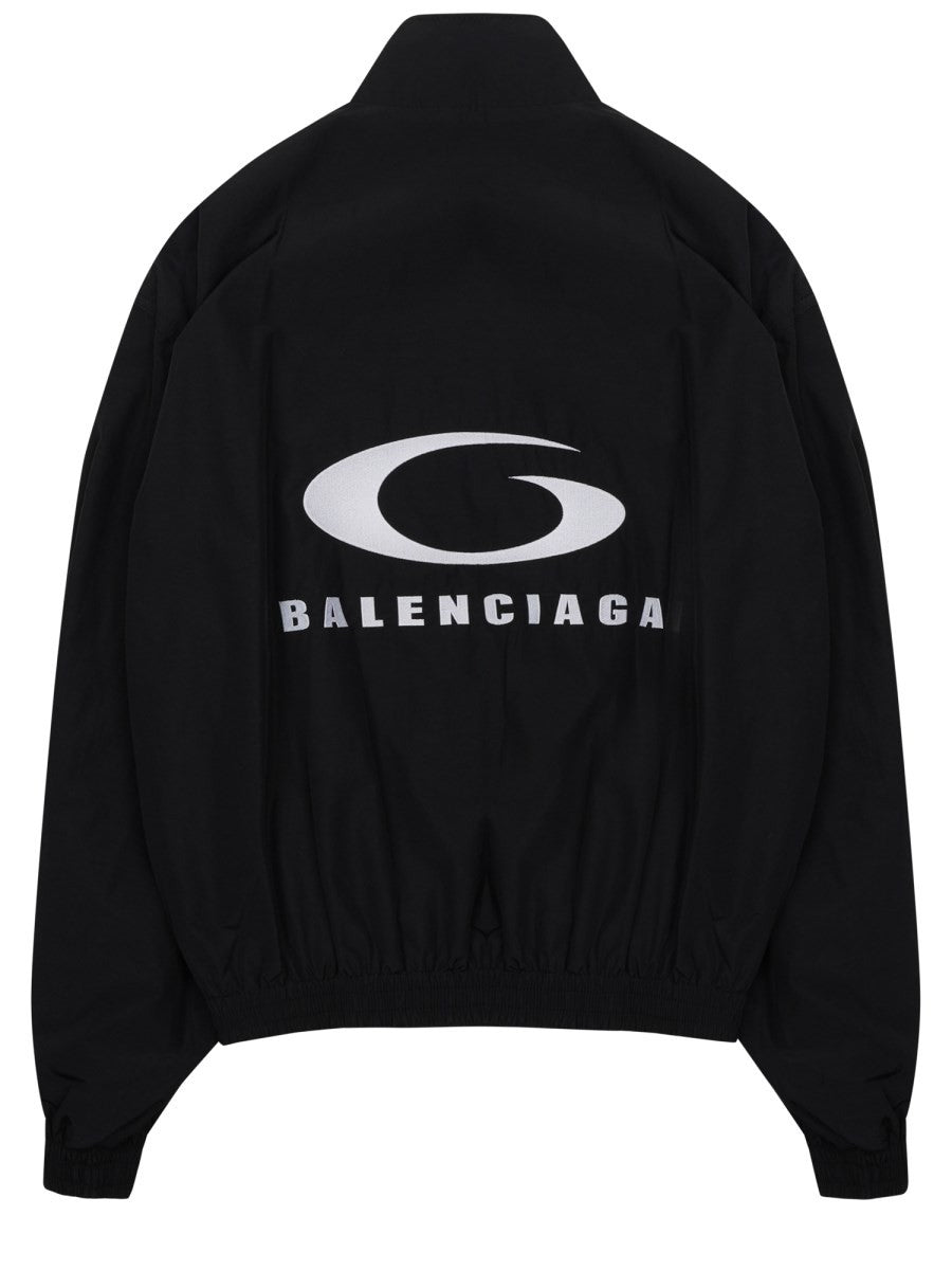 Balenciaga Women's Track Jacket Black