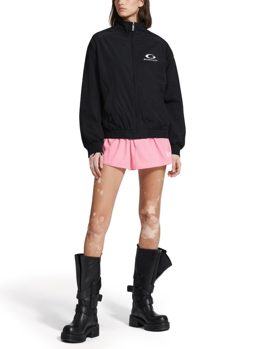 Balenciaga Women's Track Jacket Black