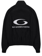 Balenciaga Women's Track Jacket Black, view 3