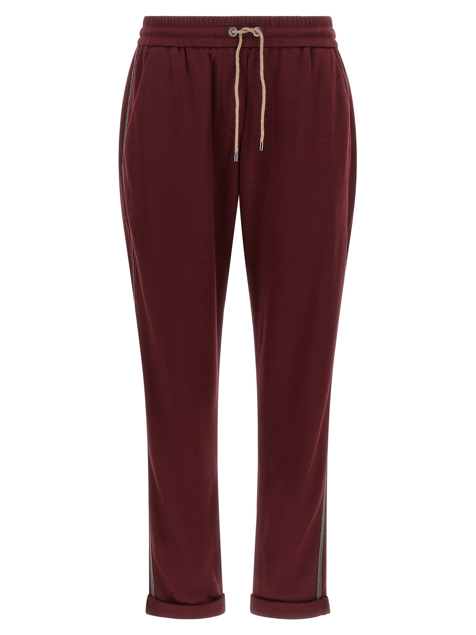 Brunello Cucinelli Track Joggers Red