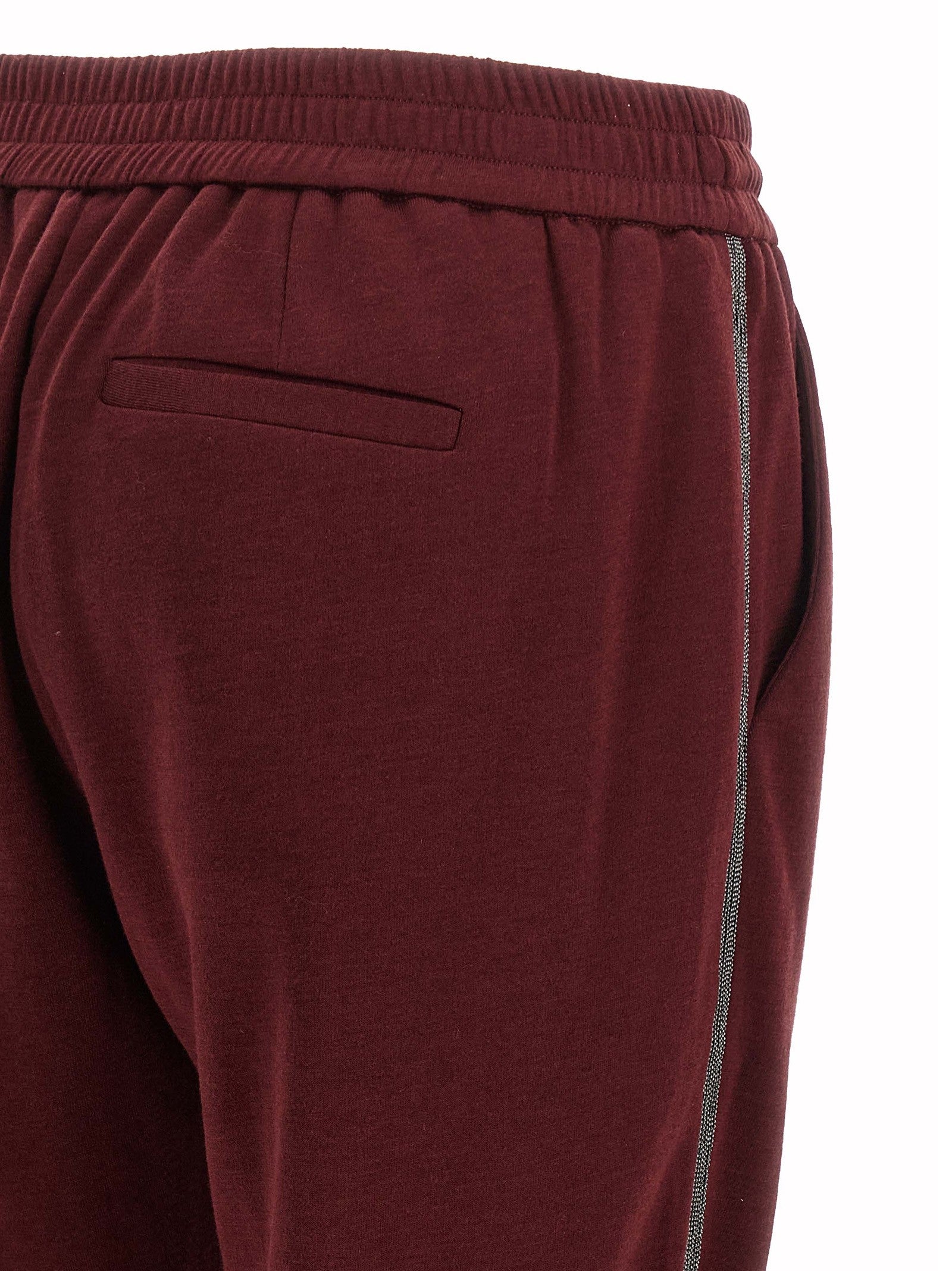 Brunello Cucinelli Track Joggers Red