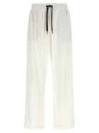 Brunello Cucinelli Track Pants White