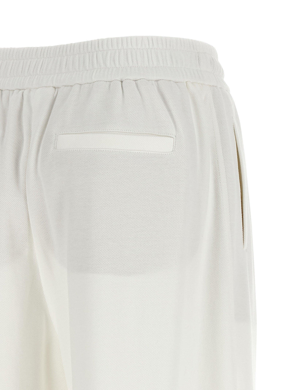 Brunello Cucinelli Track Pants White, view 4