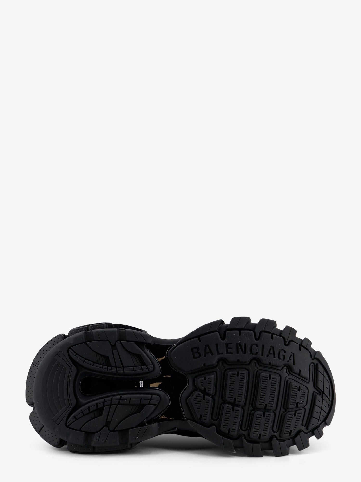 Balenciaga Men's Track Shirt Polyurethane Sneakers Black