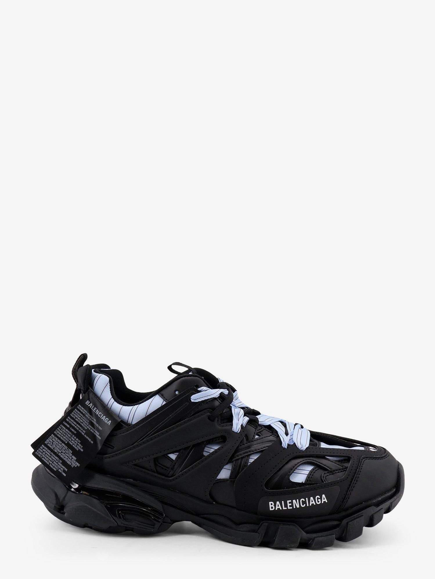 Balenciaga Men's Track Shirt Polyurethane Sneakers Black
