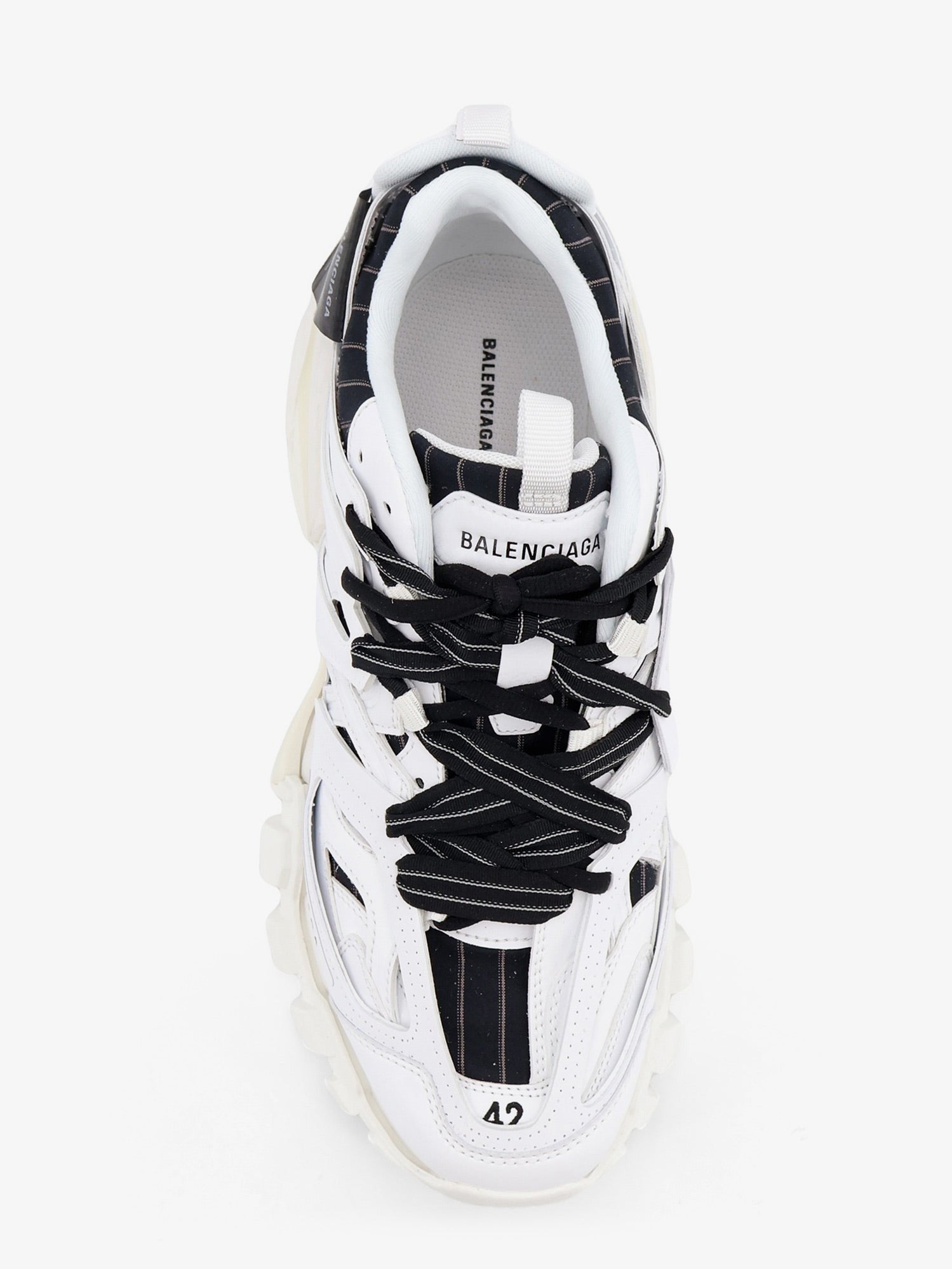 Balenciaga Men's Track Shirt Polyurethane Sneakers Black
