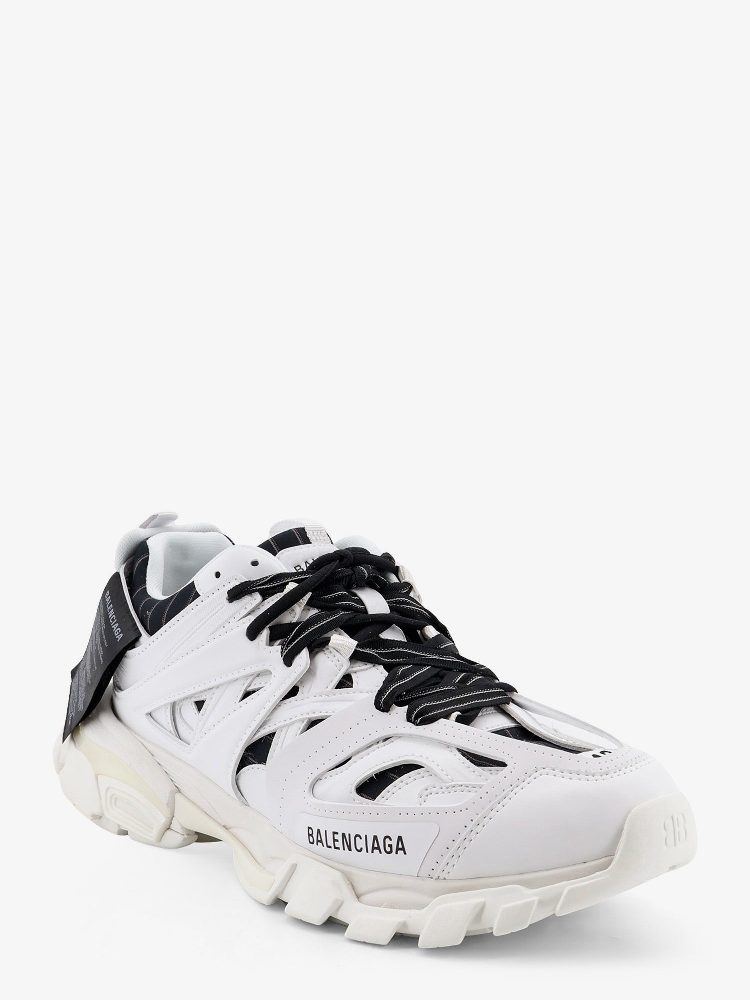 Balenciaga Men's Track Shirt Polyurethane Sneakers Black