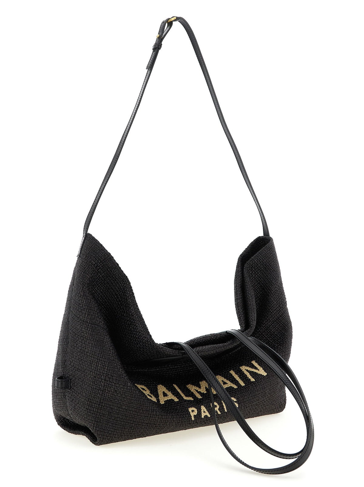 Balmain Track Shopping Bag Black, view 4