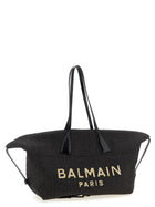 Balmain Track Shopping Bag Black, view 3