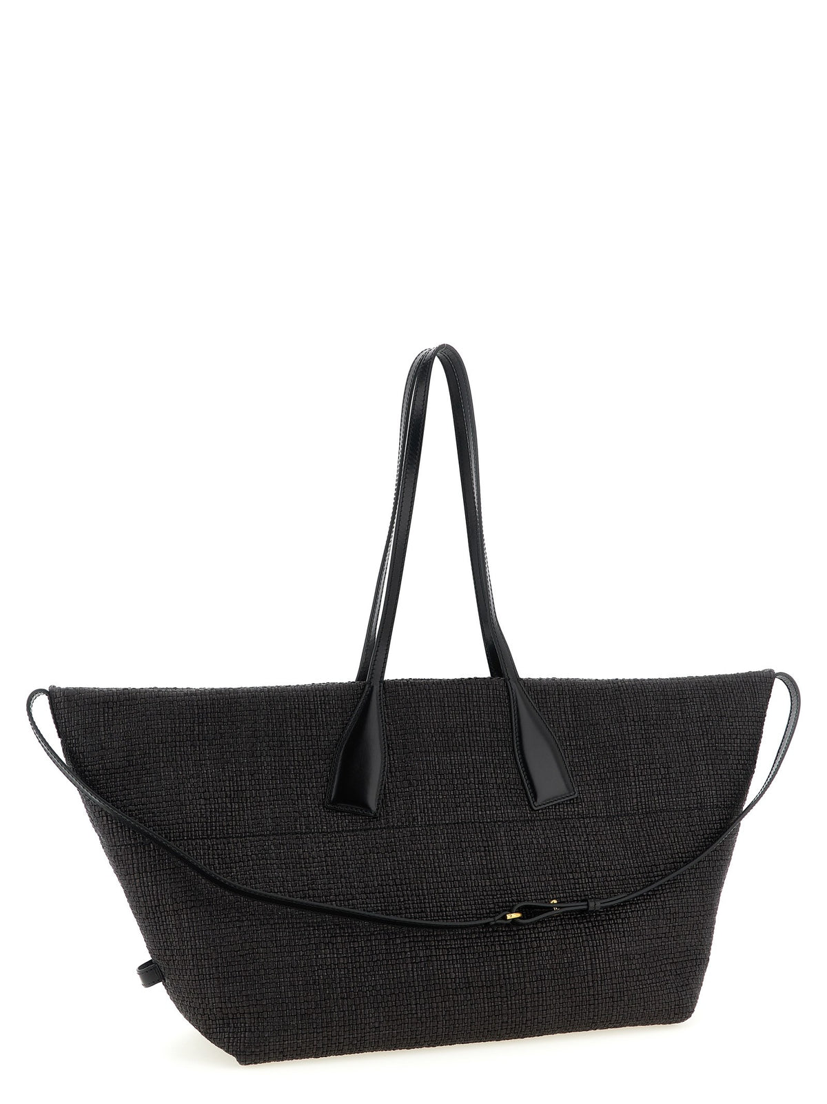 Balmain Track Shopping Bag Black, view 2