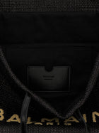 Balmain Track Shopping Bag Black, view 5