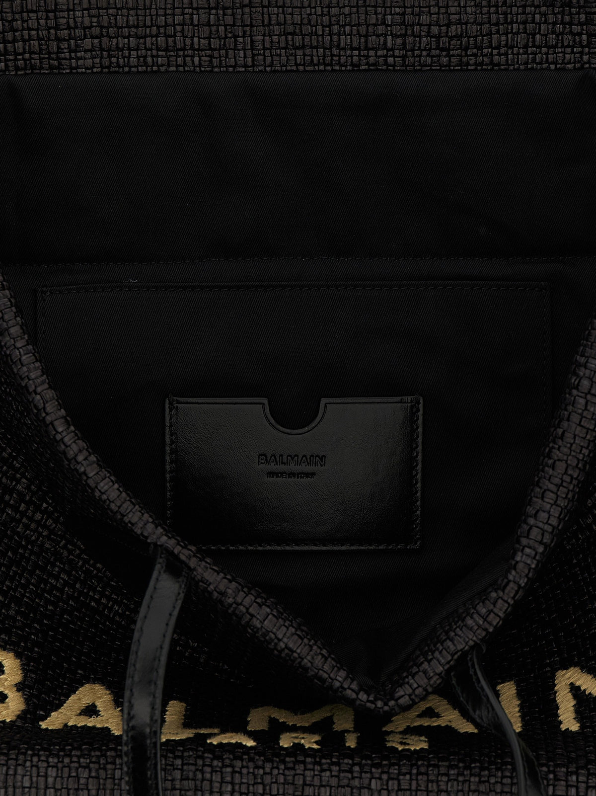Balmain Track Shopping Bag Black, view 5