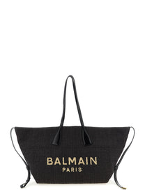 Balmain Track Shopping Bag Black