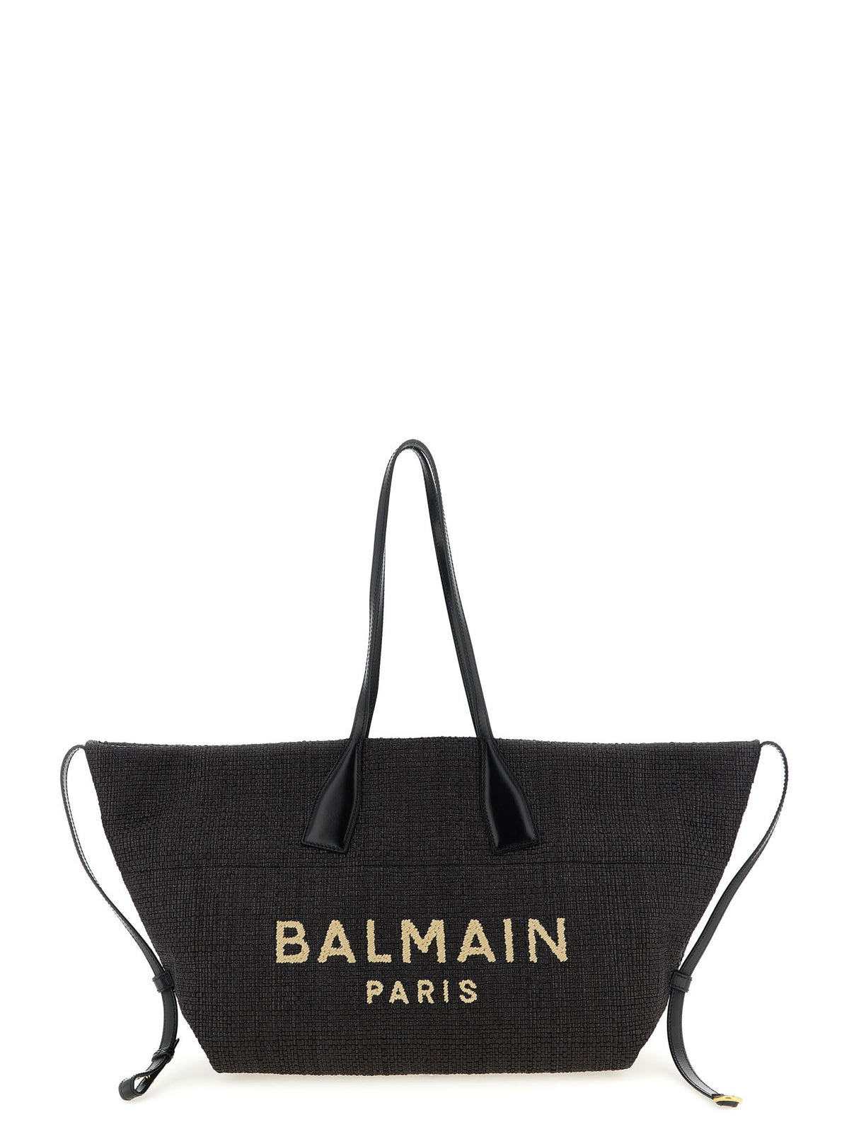 Balmain Track Shopping Bag Black