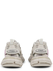 Balenciaga Women's Track Signature Sneaker Beige