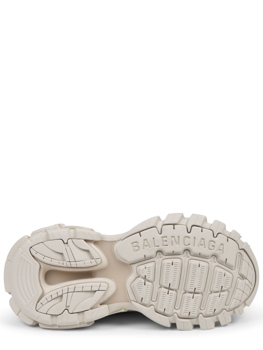Balenciaga Women's Track Signature Sneaker Beige