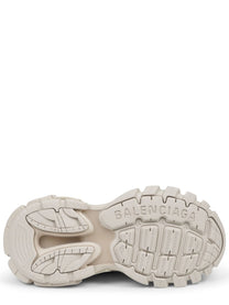 Balenciaga Women's Track Signature Sneaker Beige