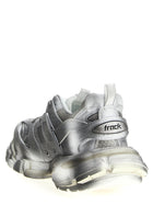 Balenciaga Track Stencil Sneakers Silver, view 3