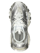 Balenciaga Track Stencil Sneakers Silver, view 4