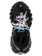 Balenciaga Women's Mesh Track Sneakers Beige, view 4