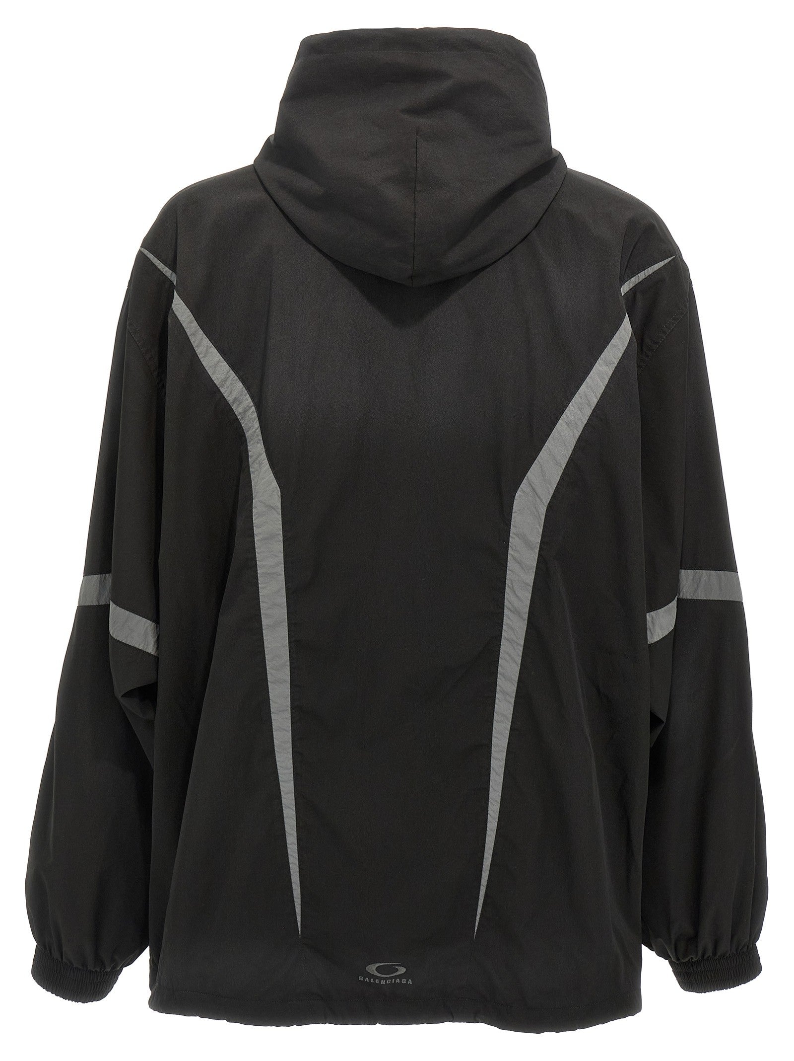 Balenciaga Tracksuit Loop Sports Icon Ampia Jacket Black
