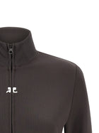 courrèges Tracksuit Sweatshirt Grey, view 3