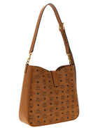 MCM Tracy Large Shoulder Bag Brown, view 2