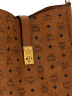 MCM Tracy Large Shoulder Bag Brown, view 3
