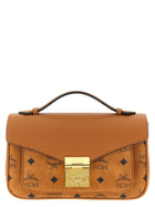 MCM Tracy Medium Shoulder Bag Brown