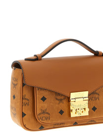 MCM Tracy Medium Shoulder Bag Brown