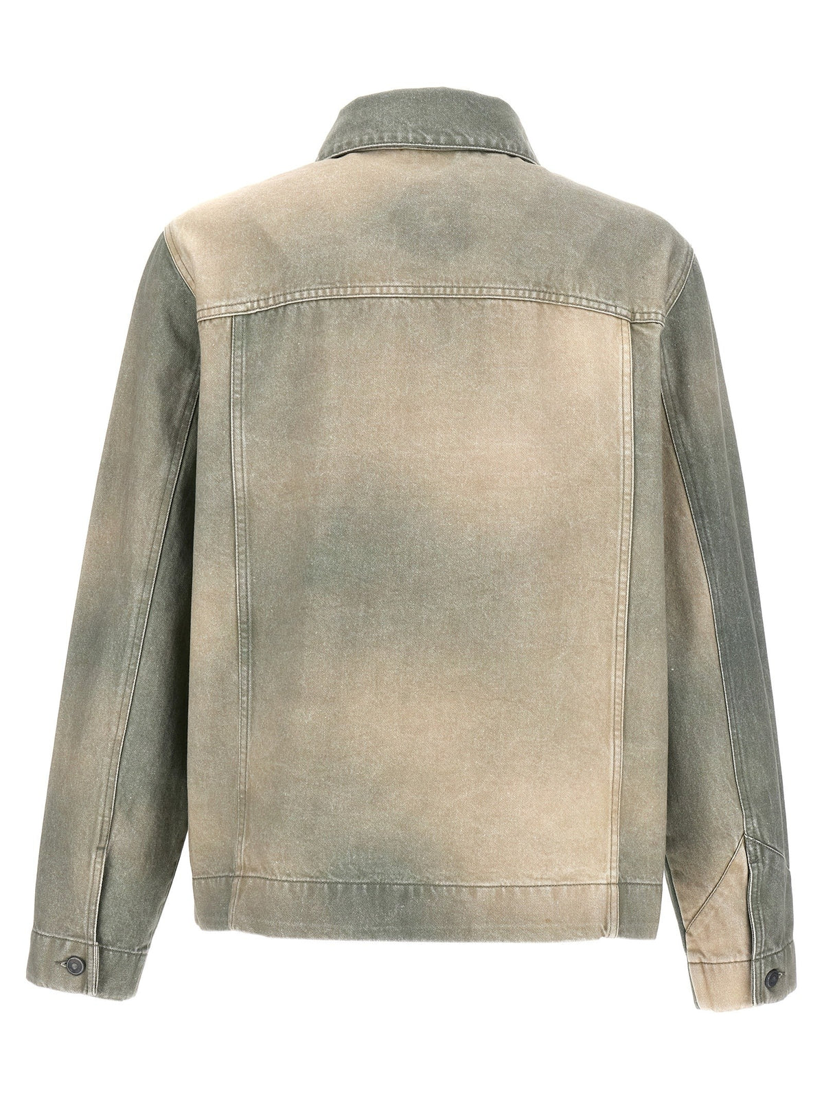 Objects Iv Life Traditional Denim Jacket Green