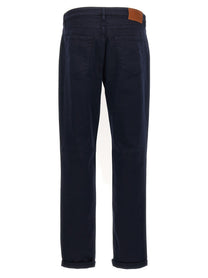 Brunello Cucinelli Traditional Fit Denim Blue