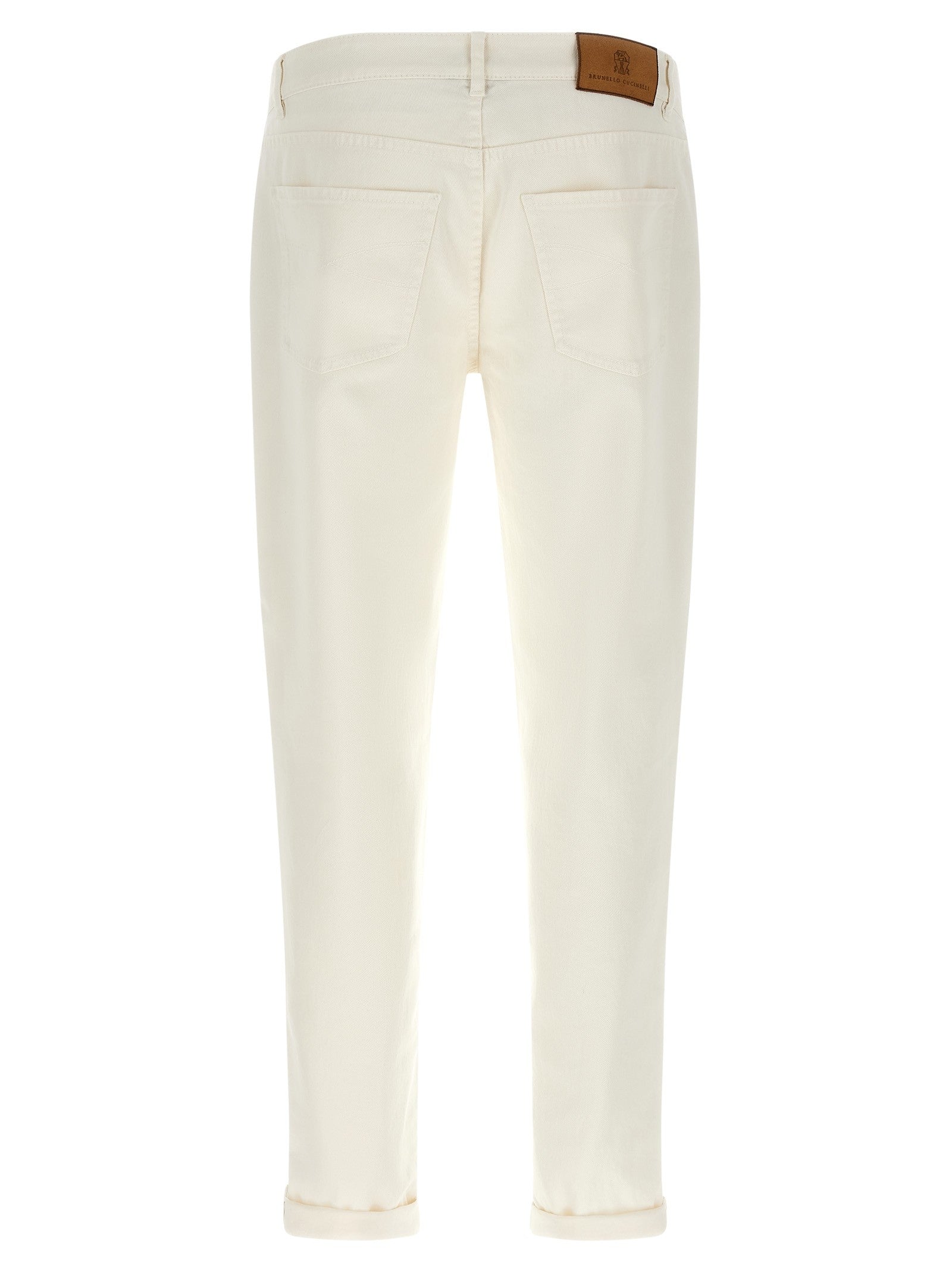 Brunello Cucinelli Traditional Fit Jeans White